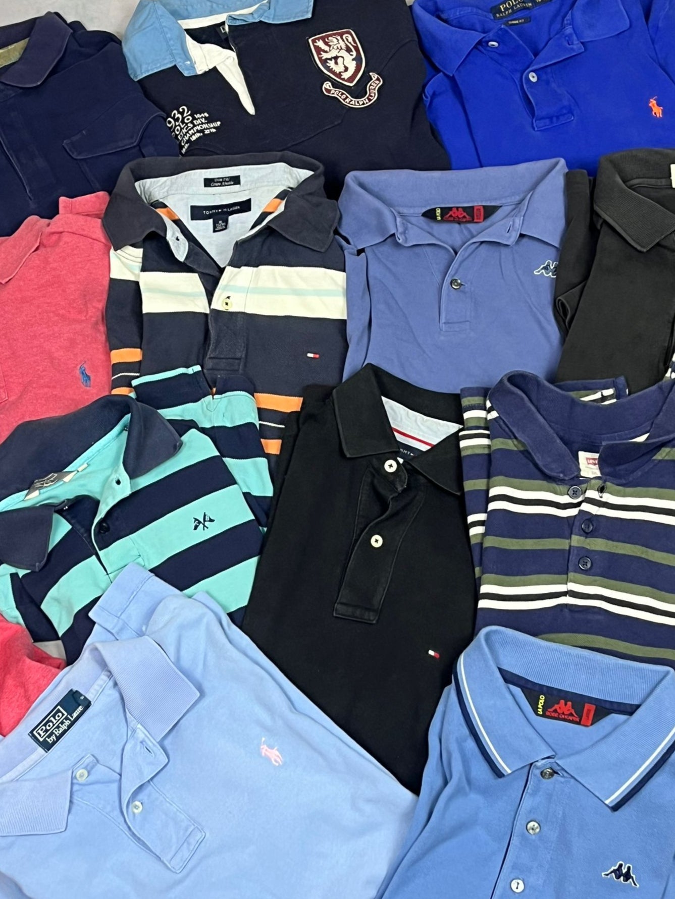 LOTE POLOS DE MARCA GRADO A REVENTA