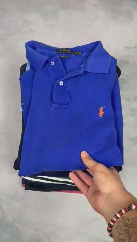 LOTE POLOS DE MARCA GRADO A REVENTA